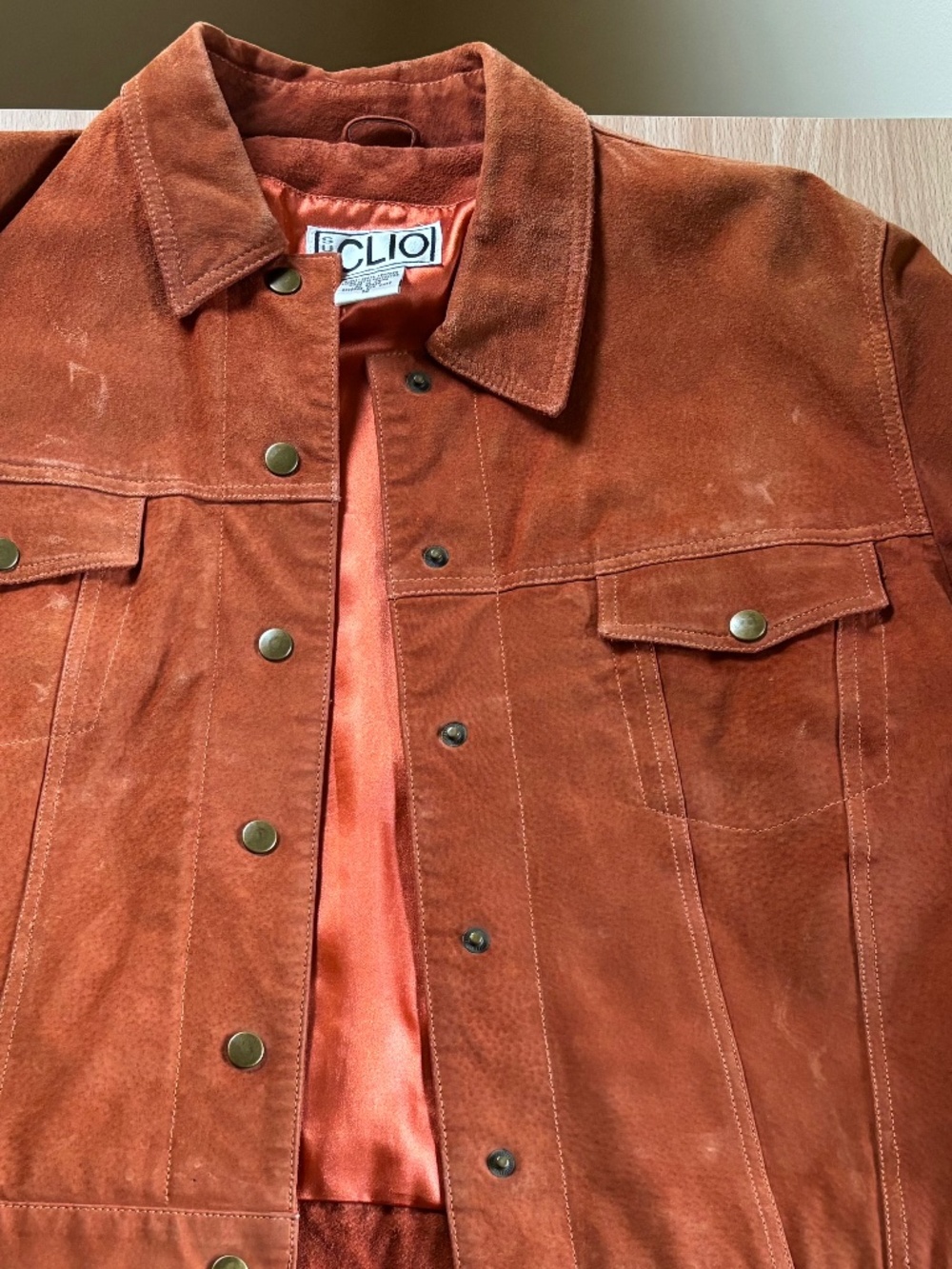 Vintage Clio Suede Jacket